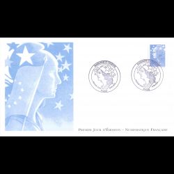 FDC LNF - Marianne et l'europe, nouvelles valeurs (4476) - oblit 12/6/2010 Paris