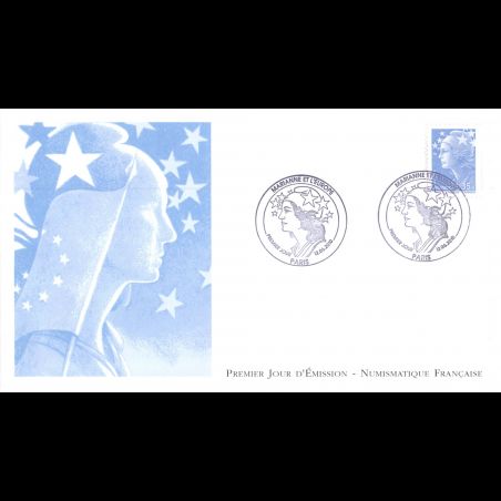 FDC LNF - Marianne et l'europe, nouvelles valeurs (4476) - oblit 12/6/2010 Paris