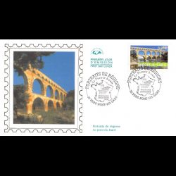 CEF soie - Le Pont du Gard...