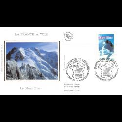 FDC soie - Le Mont Blanc -...