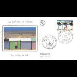 FDC soie - Les cabines de...