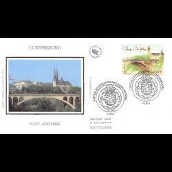 FDC soie - Luxembourg - Le...