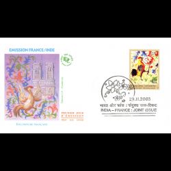 FDC JF - France Inde,...