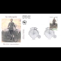 FDC - Bicyclette à pneumatiques, oblit 17/6/2011 Paris