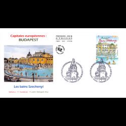 FDC - Budapest, bains Szechenyi - oblit 25/3/2011 Paris