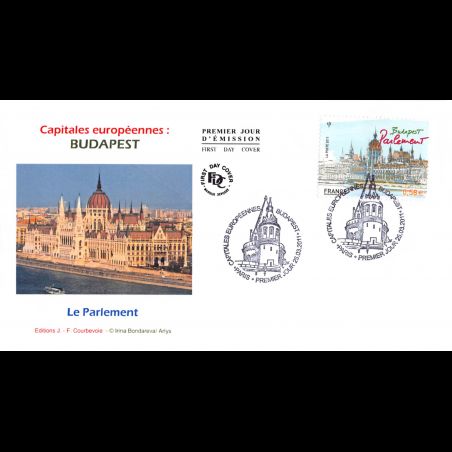 FDC - Budapest, le Parlement, oblit 25/3/2011 Paris