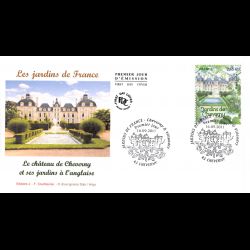 FDC - Les jardins de Cheverny, oblit 16/9/11