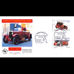 FDC - Sapeurs pompiers de Paris (1 sur 5), oblit 16/9/2011 Paris