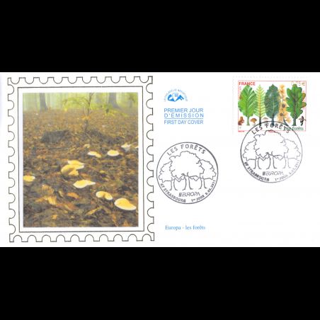 CEF soie - Europa 2011, les forêts - oblit 8/5/2011 Strasbourg