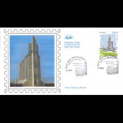 CEF soie - Eglise Notre-Dame de Royan, oblit 28/10/2011