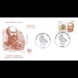 FDC - Henri Mouhot, oblit...