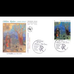 FDC - Tableau Odilon Redon - Le Bouddha - 1/4/2011 Paris