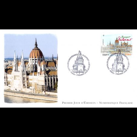 FDC LNF - Budapest, le Parlement, oblit 25/3/2011 Paris