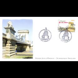 FDC LNF - Budapest, Pont des chaînes, oblit 25/3/2011 Paris