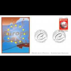 FDC LNF - 50e anniversaire charte sociale européenne, oblit 9/9/2011 Strasbourg