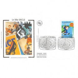 FDC soie - La publicité -...