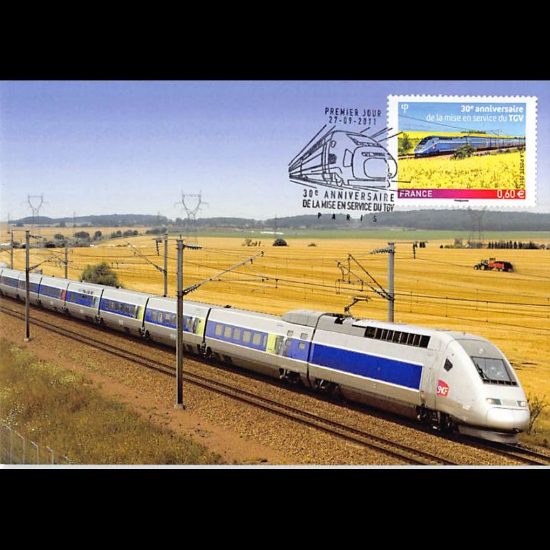 CM - Trentième anniversaire de la mise en service du TGV.