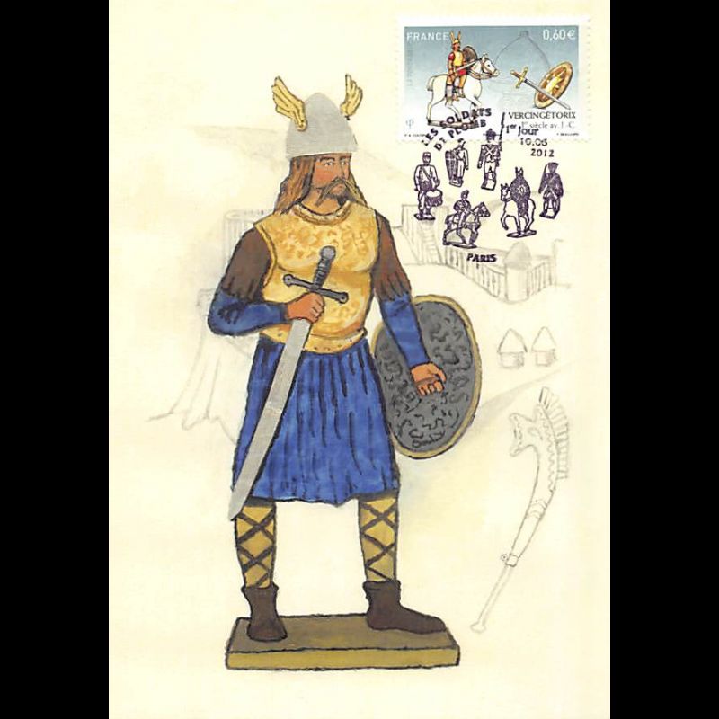 CM - Soldats de plomb : Vercingétorix. I° s av JC.
