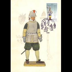 CM - Soldats de plomb : Fantassin. XVI° s.