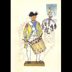 CM - Soldats de plomb : Tambour. XVIII° s.