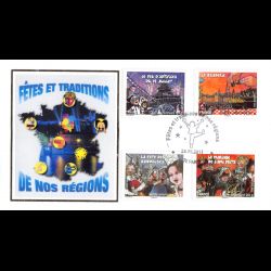 FDC soie - Fêtes et...