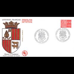 FDC - Blason d'Andorre (TP...