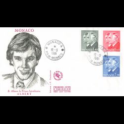 FDC - Effigies du Prince...