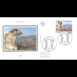 FDC soie - Toulon (Var) -...