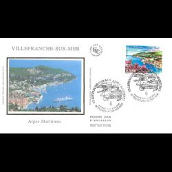 FDC soie - Alpes Maritimes...