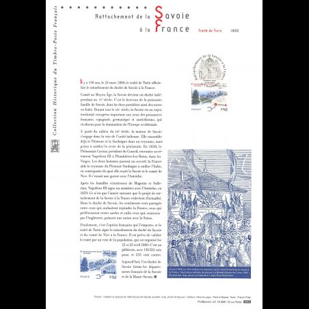 Document officiel 2010 - Rattachement de la savoie à la France
