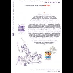 Document officiel 2010 - Singapour. Jeux olympiques de la jeunesse 2010