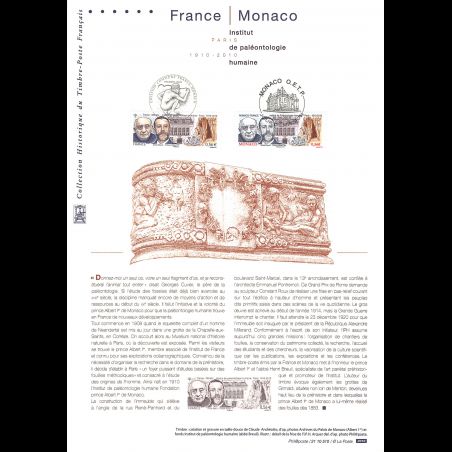 Document officiel 2010 - Institut de paléontologie humaine