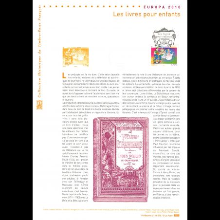 Document officiel 2010 - Europa 2010 - Les livres pour enfants