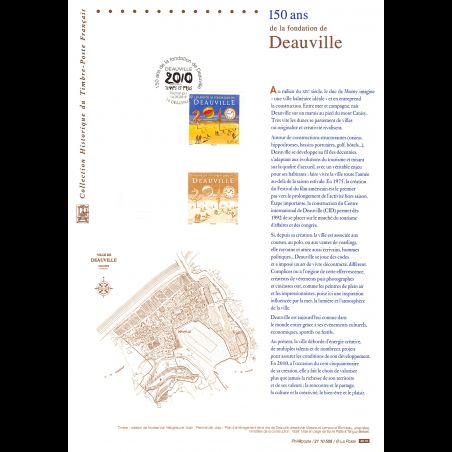 Document officiel 2010 - 150 ans de la fondation de Deauville