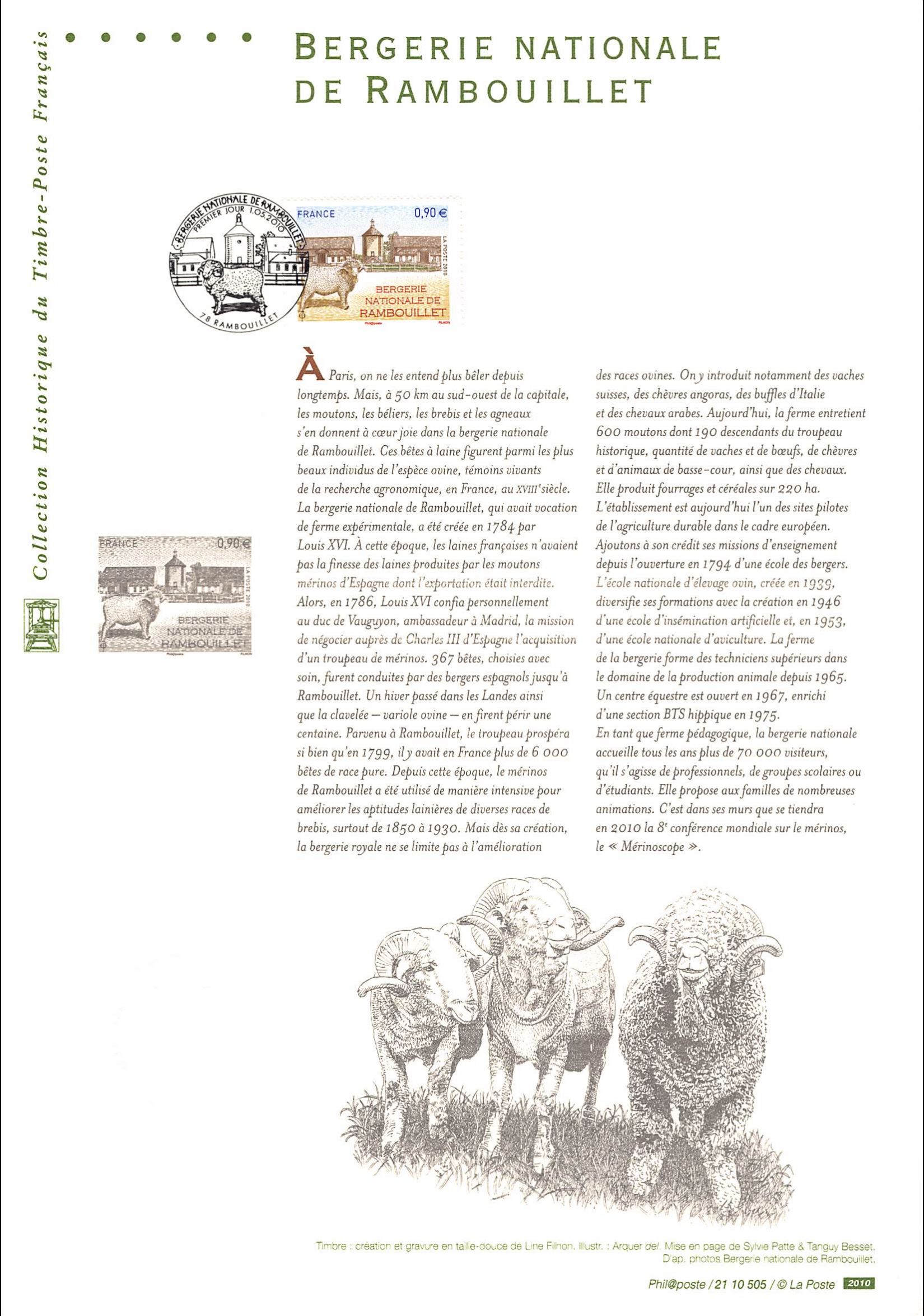 Document officiel 2010 - Bergerie nationale de Rambouillet