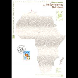Document officiel 2010 - Cinquantenaire des indépendances Africaines