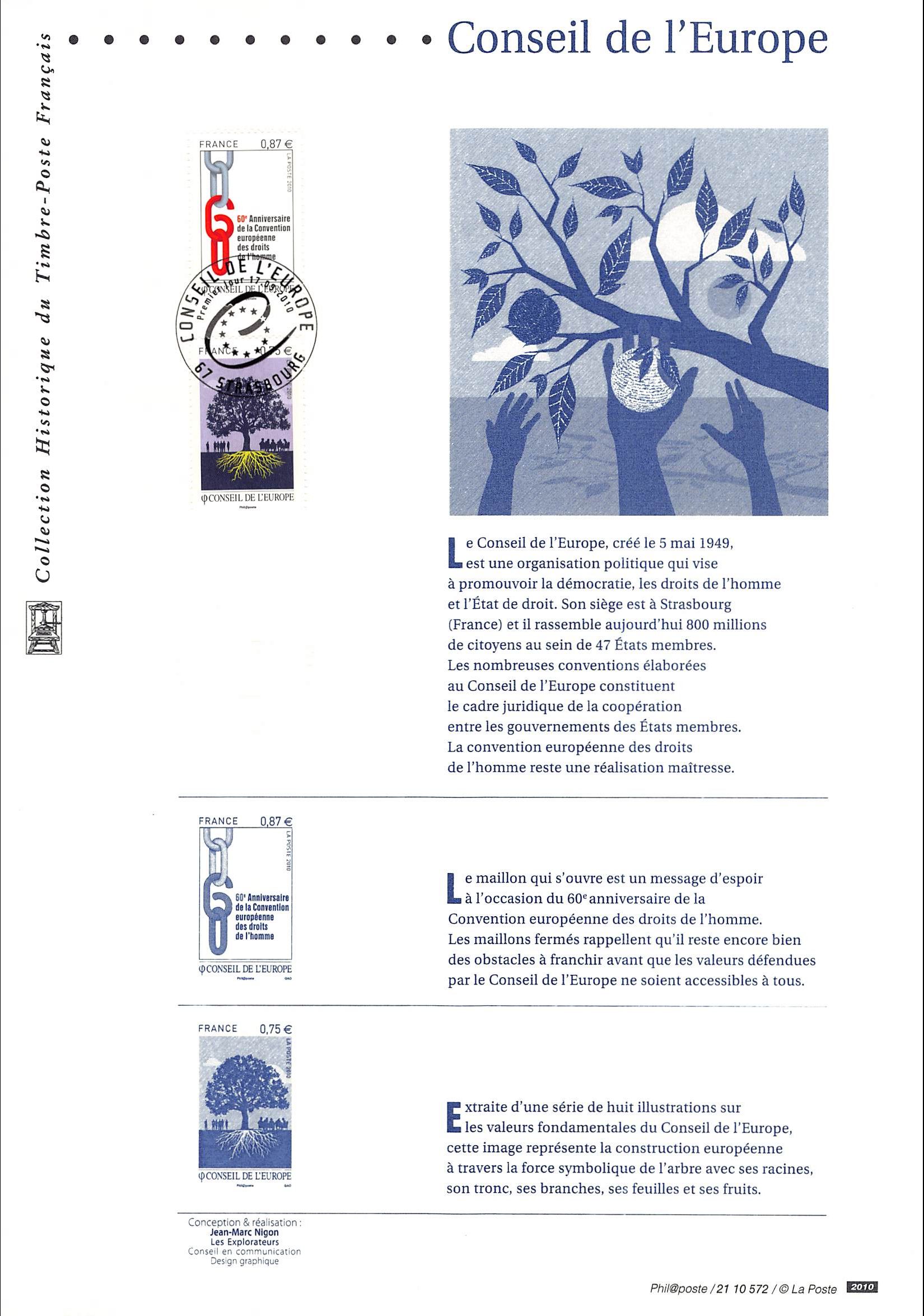 Document officiel 2010 - Conseil de l'Europe 2010