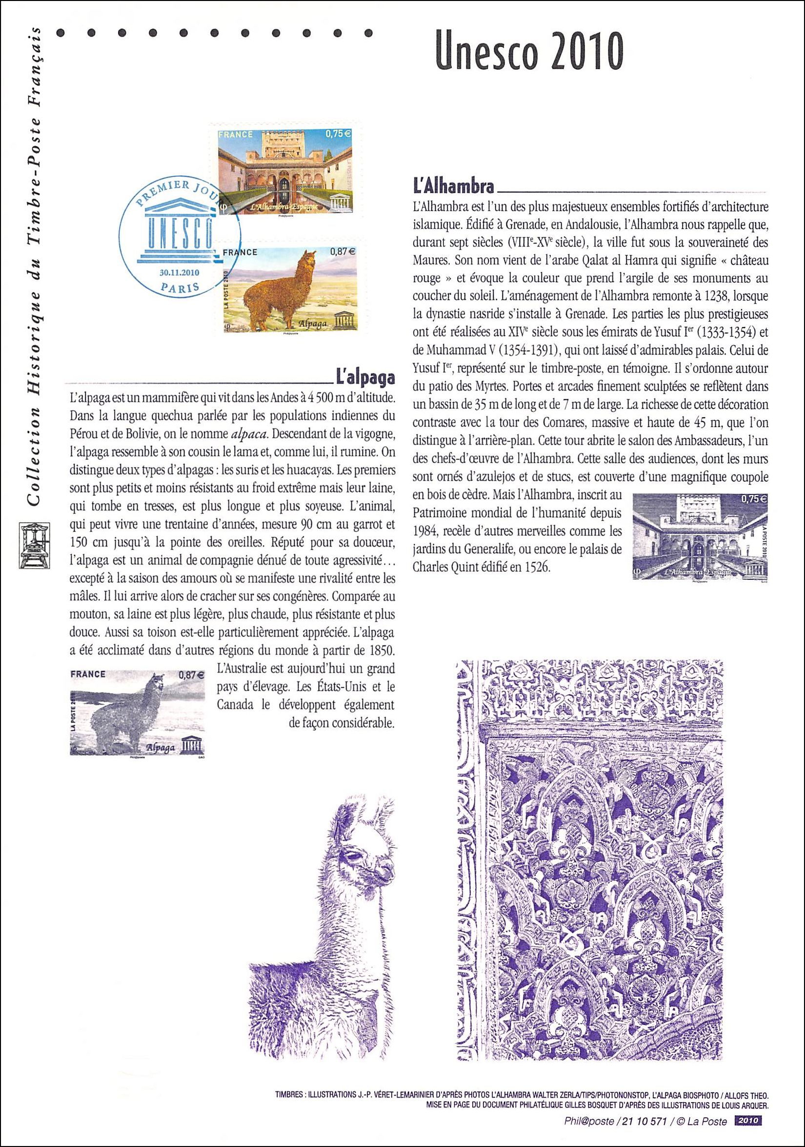 Document officiel 2010 - Unesco 2010