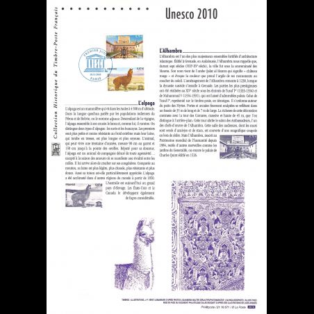 Document officiel 2010 - Unesco 2010