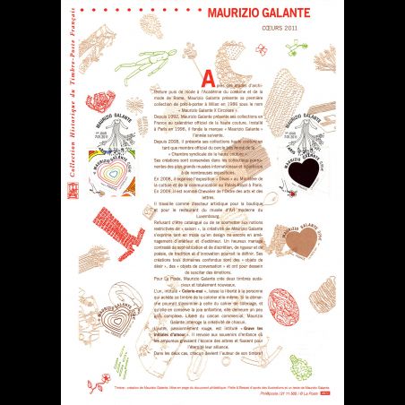 Document officiel 2011 - Maurizio Galante - Coeurs 2011