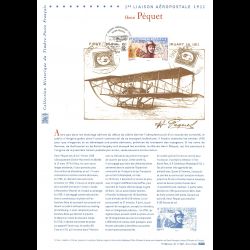 Document officiel 2011 - Henri Péquet - Première liaison aéropostale 1911