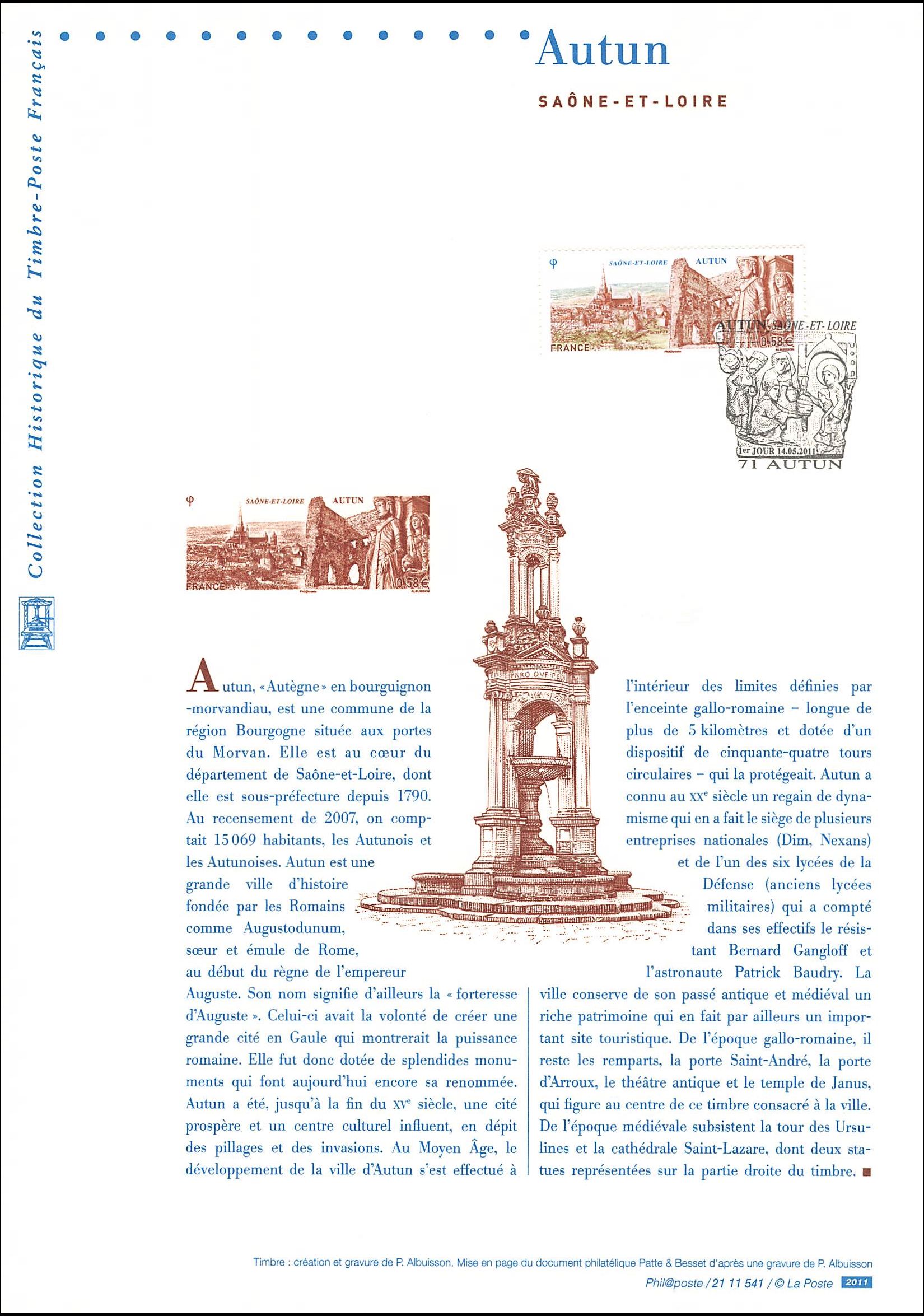 Document officiel 2011 - Autun - Saône et Loire