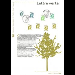 Document officiel 2011 - Marianne - Lettre verte 2011