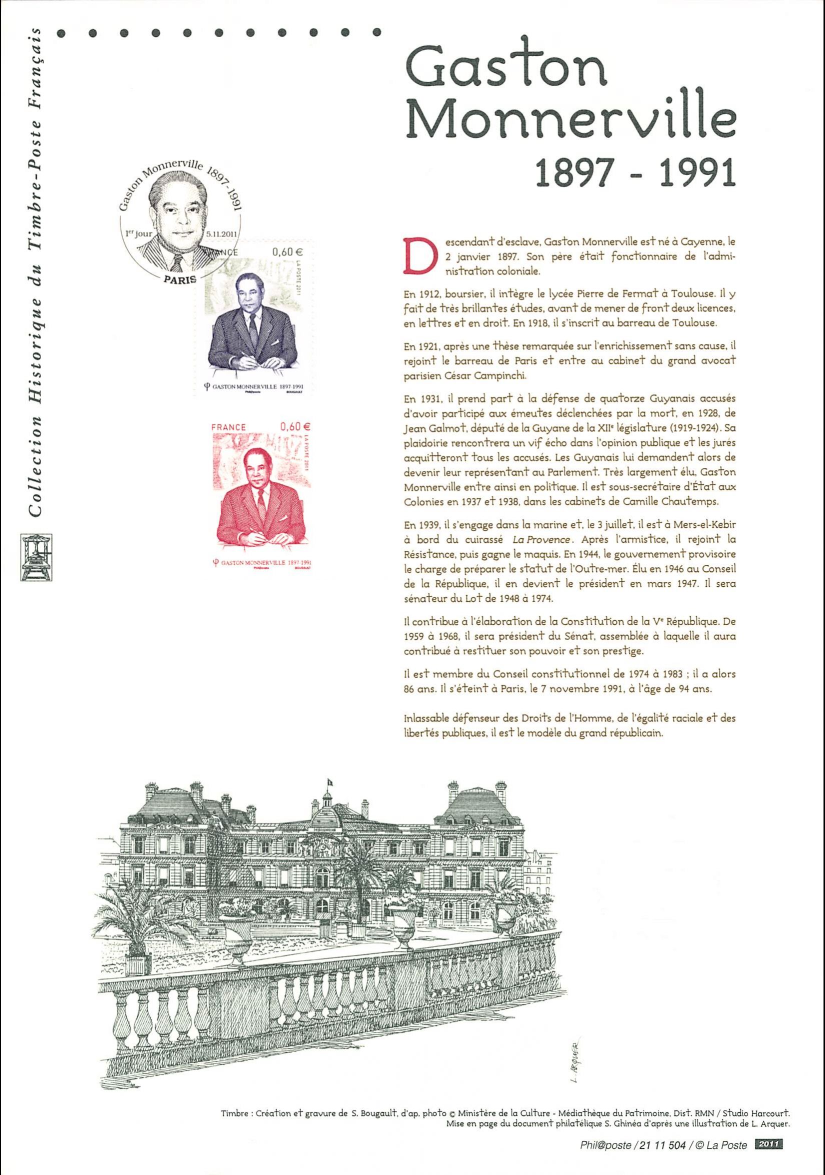 Document officiel 2011 - Gaston Monnerville