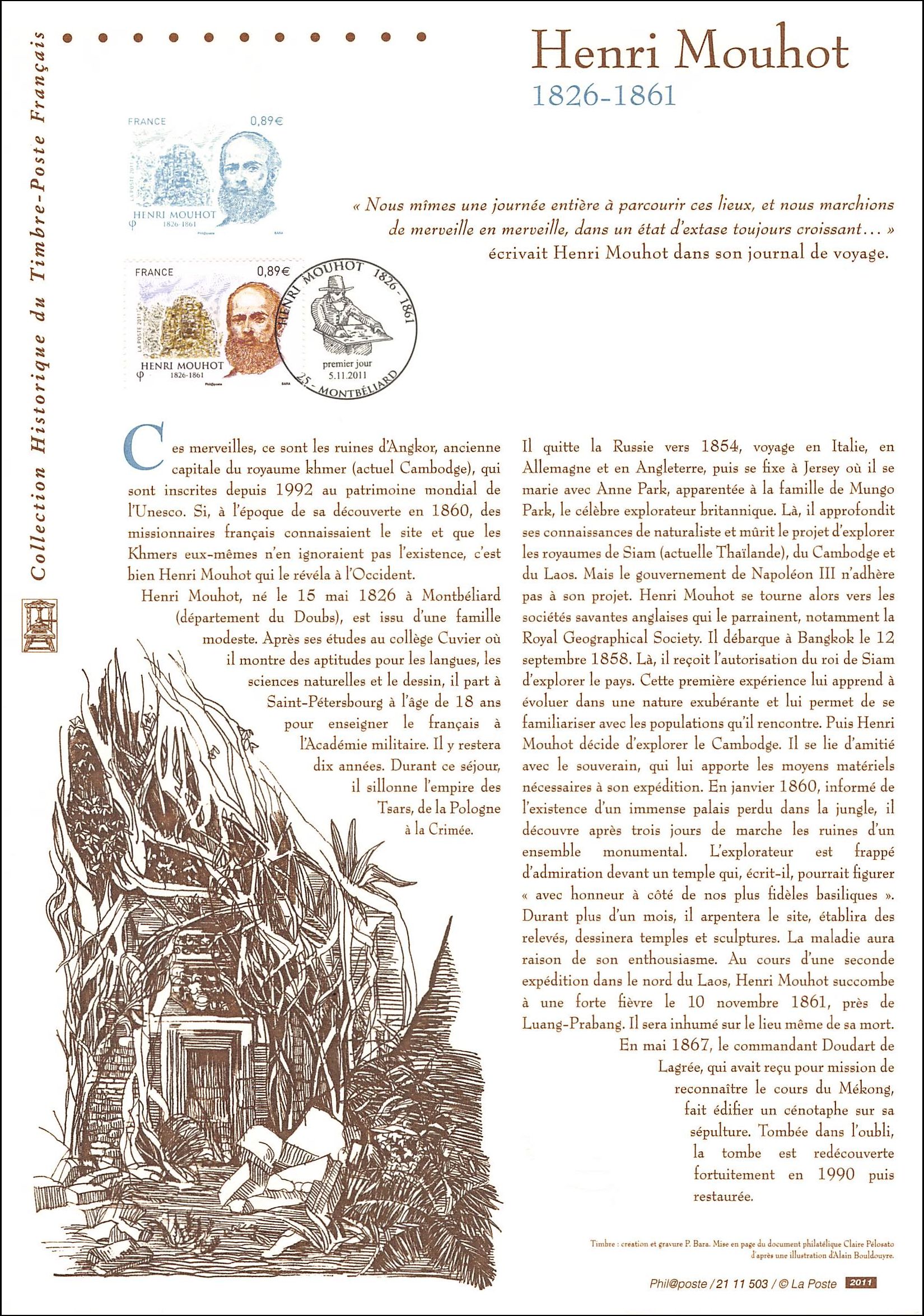 Document officiel 2011 - Henri Mouhot