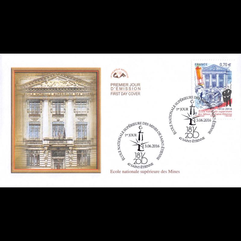CEF - Ecole nationale supérieure des mines - oblit 3/6/2016 St-Etienne