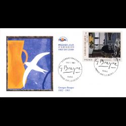 CEF - Tableau Georges Braque, le salon 1944, oblit 27/9/2013 Paris