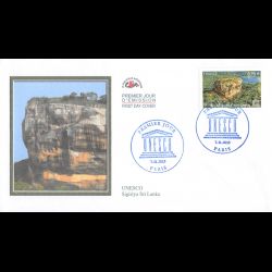 CEF - UNESCO 2013, site de Sigiriya, oblit 7/11/13 Paris