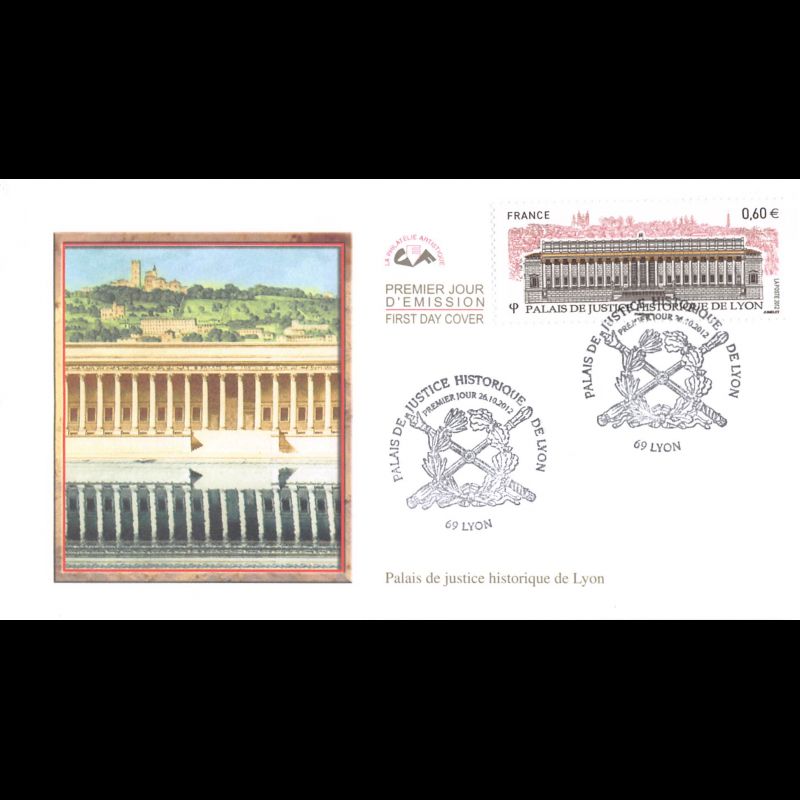 CEF - Palais de Justice de Lyon, oblit 26/10/2012