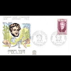 FDC n° 681 - Georges Cuvier...